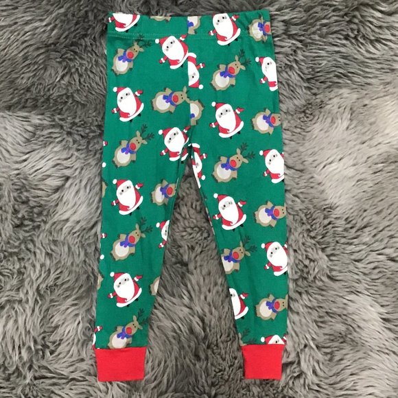 Wonderkids | Kid's Holiday Pyjama Set | Christmas | Red & Green | Size 3T - Picture 3 of 4
